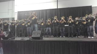 Alabama State University Trombones at 2014 HBOTB