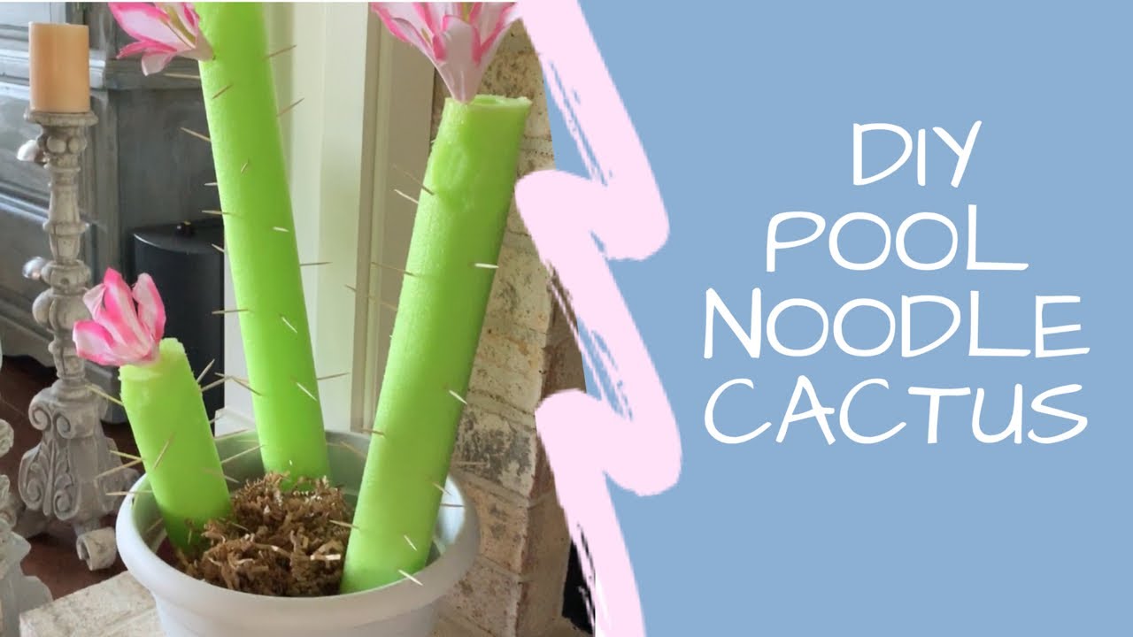 Diy Big Cactus Plant Tutorial Using Pool Noodles 54 Off