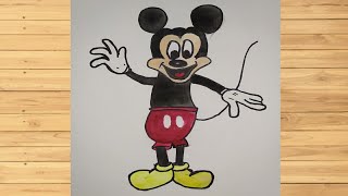How to draw  Mickey Mouse easy - Jon art