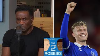 Jarrad Branthwaite shines for Everton against Brentford | The 2 Robbies Podcast | NBC Sports