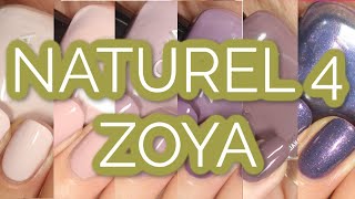 Zoya Naturel 4  // Swatch + Review // Comparisons