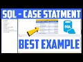SQL CASE STATEMENT with Best Example | SQL Interview Question