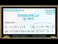 Polynomials Class 9th Ex 2.3 Q5(ii) Factorise x3 - 3x2 - 9x - 5 | Factorisation by Factor Theorem