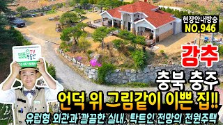 (강추) 언덕 위 그림같이 이쁜 집 탁트인 전망 충북 충주 고급 전원주택 유럽형 외관과 깔끔한 구조의 실내  충주부동산 - 발품부동산TV KOREA HOUSE TOUR LUXURY