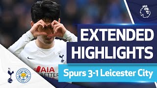 Did Heung-Min Son score the goal of the season? | Spurs 3-1 Leicester | EXTENDED HIGHLIGHTS