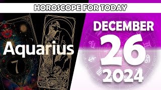 𝐀𝐪𝐮𝐚𝐫𝐢𝐮𝐬 ♒ 🚫 BEWARE OF ENVY AND AN ENEMY IN SIGHT ❌⚠️Horoscope for today DECEMBER 26 2024 🔮 #new