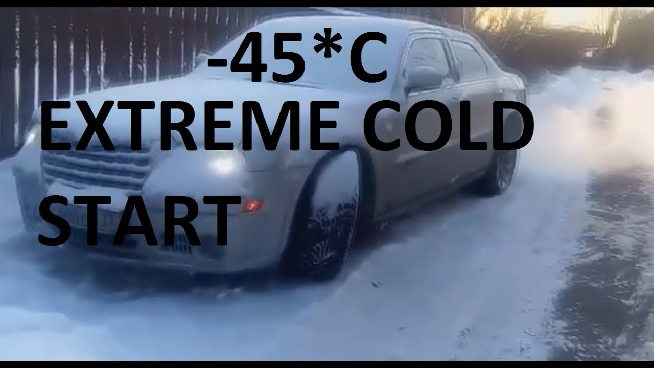 Extreme Car Cold Start Compilation 10 45 C Siberia Odpalanie