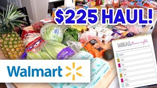$235 WALMART GROCERY HAUL 🤩 FREE MEAL PLANNER + A NEW WAY TO MEAL PLAN!
