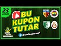 BU KUPON TUTAR !! - 23 Kasım Cumartesi 2024 İDDAA TAHMİNLERİ ve Banko Kupon #futbol #iddaa