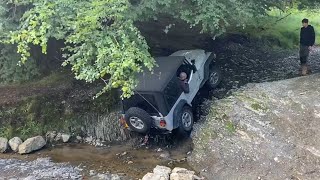 Jeep Tj wrangler up bastard lane Wales -easy!