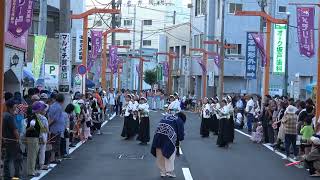 花影連・パレード①＠2024　坂戸夏よさこい