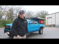 toyota tacoma with alucab setup walk around with adventure motors