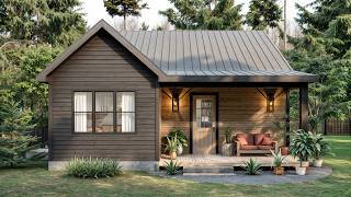 26'x36' (8x11m) Charming Cabin Retreat: Embracing Nature's Warmth and Radiance !