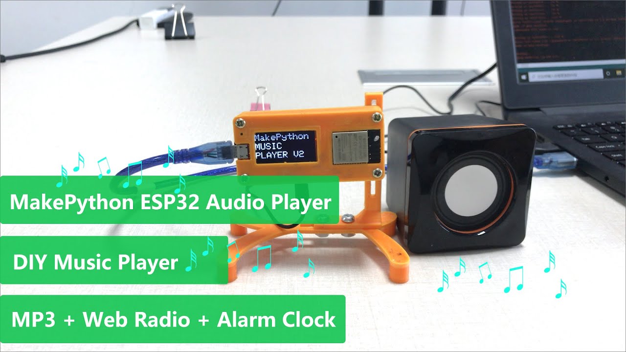 How To DIY An ESP32 Audio Player? MP3 + Web Radio + Alarm Clock - YouTube