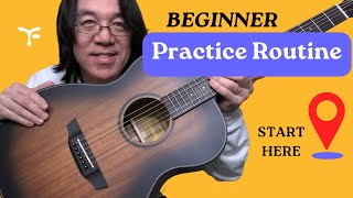Beginner Guitar Practice Routine