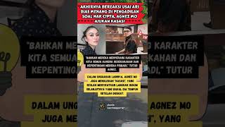 Akhirnya Bereaksi Usai Ari Bias Menang di Pengadilan Soal Hak Cipta, Agnez Mo Ajukan Kasasi #shorts