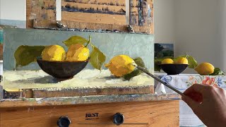 Still Life Demonstration with Commentary | Oil Painting Tutorial