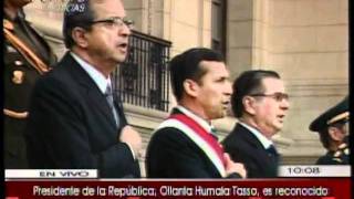 Reconocimiento del Presidente Ollanta como Jefe Supremo de las FFAA y PNP