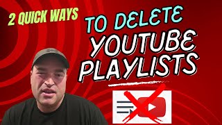 How to delete a YouTube Playlist in 1 minute 2025? Quick and easy!