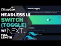 How to create Switch/ Dropdown menu with headless UI (with Nextjs / React Recoil )