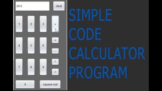 JAVA:NETBEANS | SIMPLE CODE CALCULATOR
