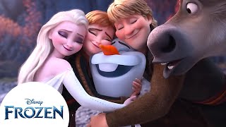 Elsa e Anna reencontram o Olaf | Frozen