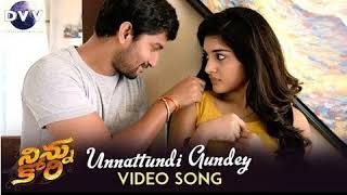 Unnatundi Gundey Video Song | Ninnu Kori Movie Songs | Nani | Nivetha Thomas | Latest Telugu Songs
