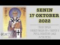 Bacaan Liturgi 17 Oktober 2022 - Senin Pekan Biasa XXIX Tahun 2 | CATUR