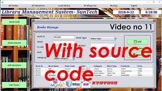 Java Library management system - step by step complete tutorial with source code #11
