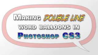 Tutorial: Creating Double Line Comic Book Word Balloons in Photoshop