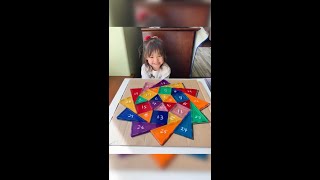 PicassoTiles PicassoToys Fun Time DIY Magnetic Tiles Flower Puzzle Kids Activities Montessori Play