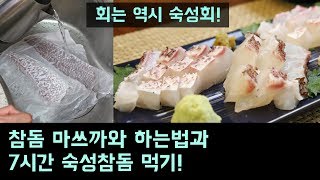 껍딱도미? 참돔유비끼? 잘못 알고있는 상식 바로 알려드립니다! + 참돔마쓰까와 직접 해보고 먹기! Sea bream sashimi