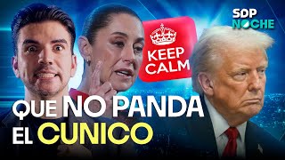 SERENIDAD 🧘‍♀️: CLAUDIA SHEINBAUM calma aguas por DONALD TRUMP 🍊 con PONCHO GUTIÉRREZ en SDPnoche 🌙