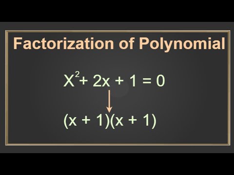 Factorization Of A Quadratic Polynomial Using Middle Term Split Class ...