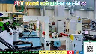 PET sheet extrusion machine 219--0086 137 7626 4189 #extruder #extrusion #PETsheet #PETextrusion