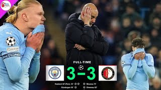 แมนเชสเตอร์ซิตี้ 3-3 ไฟเยอโนร์ด ยูฟ่าแชมเปี้ยนส์ลีก Manchester city 3-3 Feyenoord UCL | GN report