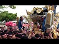 灘のけんか祭り 2018 東山 楼門入り！ 本宮 楼門