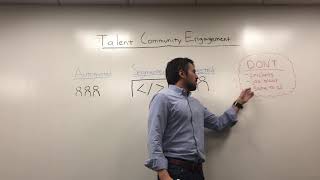 How do you engage members of your talent community?