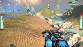 Tribes: Ascend - Crossfire, Diamond Sword back-to-front flag capture route, 7 second cap