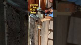 Easy Pressure Reducing Valve Hacks @TappPlumbing #diyplumbing #plumbinghacks #serviceplumbing