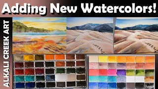 Adding 4 New Roman Szmal Watercolors to My Palette - and some painting, too!