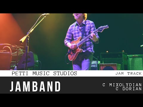 Jam Band Guitar Backing Track In C Mixolydian Or C Dorian - YouTube