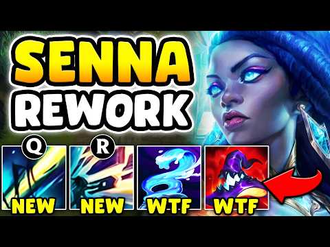 RIOT JUST REWORKED SENNA INTO AN AP WIZARD! (SHE'S NOW A HEALER)