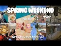 Spring weekend vlog🌷| pack with me | Grwm | swimming | * سافرت مع صحاباتي 💕* عمنا مع 2 ديال الليل 😳