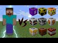 Herobrine vs 30 Different TNTs! Can He survive Nuclear TNTs?