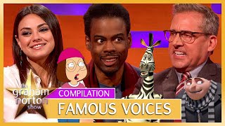 Mila Kunis Always Gets Told To “Shut Up Meg!” | Famous Voices | The Graham Norton Show
