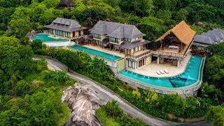 A POOL SURROUNDING YOUR WHOLE HOUSE?! Amazing Villa in Bel Ombre Mahe Bel Ombre, Mahé, Seychelles