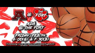 FORT GIBSON TIGER BASKETBALL vs ADA | FEB. 14, 2025 | LADIES @ 6/ GUYS @ 7:30 | FORT GIBSON