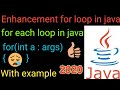🔴Java in Telugu - What is for each loop in java | Enhancement for loop in java