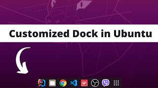 Customize dock panel on Ubuntu